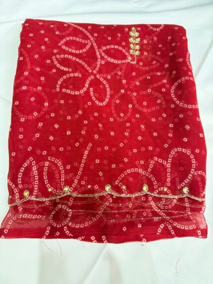Shekhawati georgette katdana saree